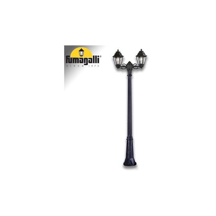 GIGI BISSO/ANNA 2L NERO TRASP E27 LED FILAMENTO 6,5W 2,7K - 209 cm