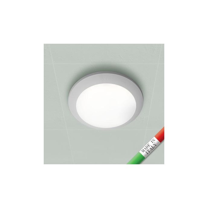 UMBERTA GRIGIO OPALE 2 PORTALAMPADE E27