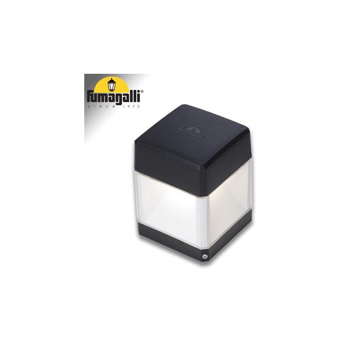 ELISA WALL NERO TRASP LED GX53 10W CCT 3WHITE