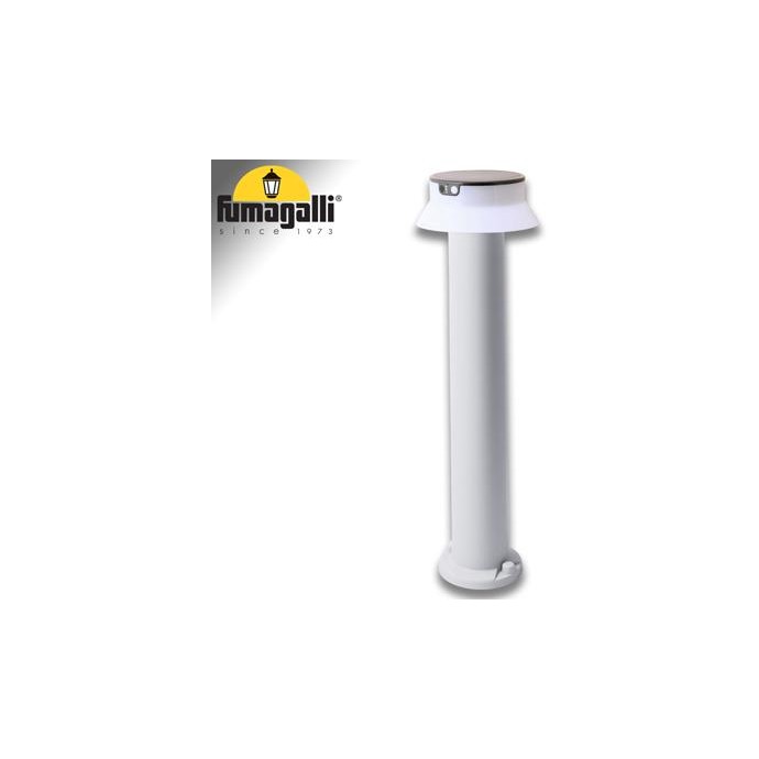 FELICE 800 BIANCO SOLAR LED Ø150 PIR CCT  SET RIFL. OPALE - 73 cm