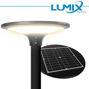 Testa Palo Solare LED 150W* con Pannello Fotovoltaico e Sensori – 4000K IP65