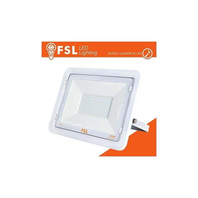 Proiettore per esterni Bianco 100W - IP65 115° 4000K