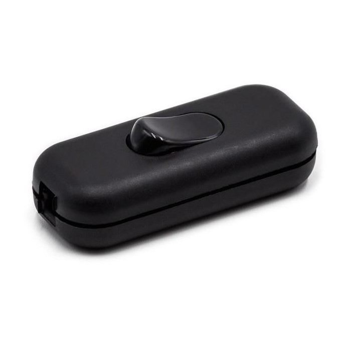 Interruttore in linea 4A-250V nero
