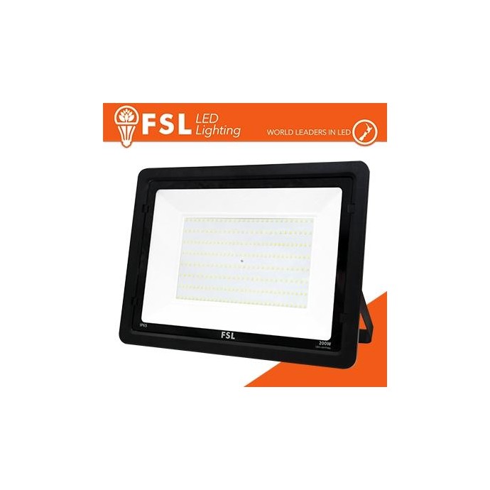 Proiettore per esterni Nero 200W - IP65 115° 6500K