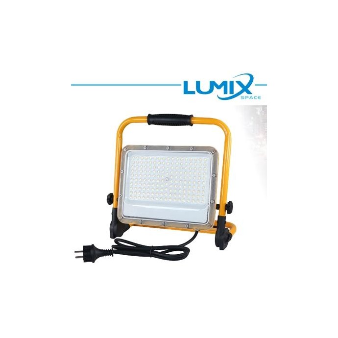 Faretto LED da lavoro 100W - 10.000lm IP65 - cavo 2m