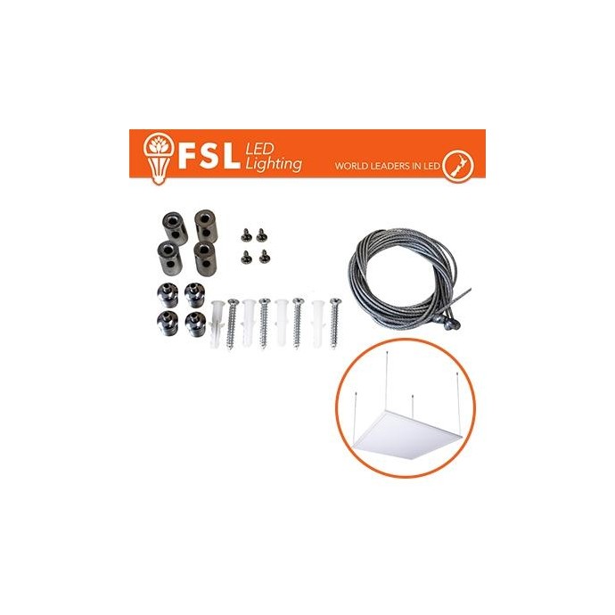 Kit installazione a sospensione Pannello LED universale