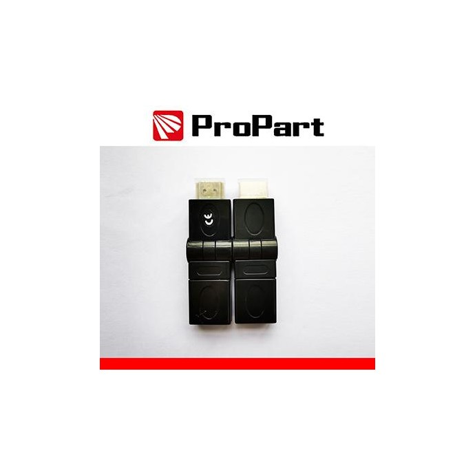 Adatt. Spina HDMI (19PIN) - Presa HDMI(19PIN) rotante dorato