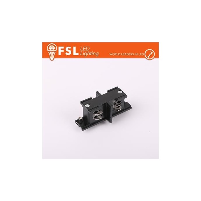 FSL Connettore Forma I mini per binario Trifase - Colore NERO
