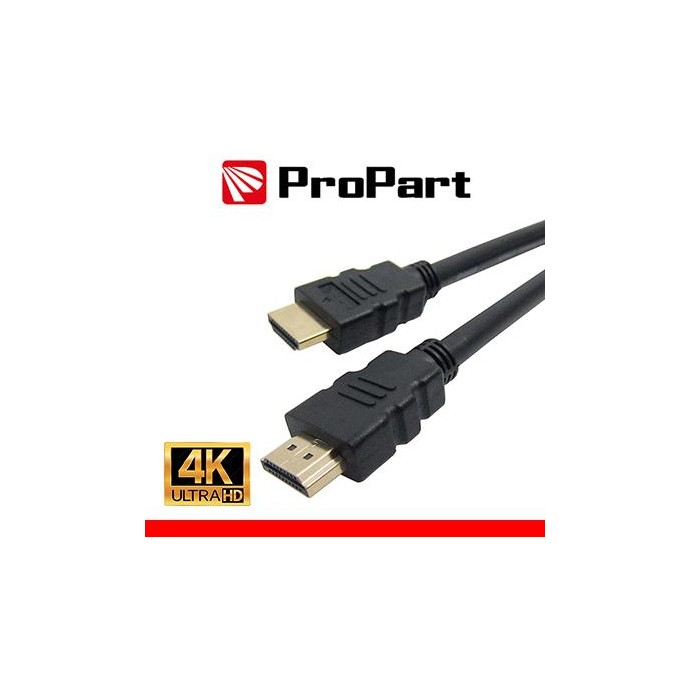 Cavo HDMI 2.0 High Speed 4K 3D con Ethernet 3m SP-SP NERO