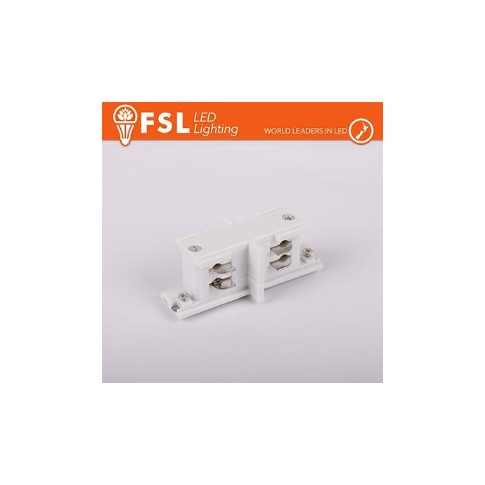 FSL Connettore Forma I mini per binario Trifase - Colore BIANCO