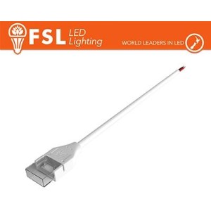 Cavo connettore 20cm, + fili spelati LED COB 220V e COB 24V