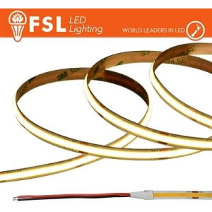 Striscia LED COB 5metri - IP20 4000K 24V 15W/m 1500lm/m CRI90