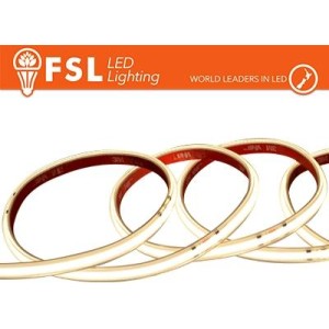 Striscia LED COB 5metri - IP65 4000K 24V 15W/m 1500lm/m CRI90