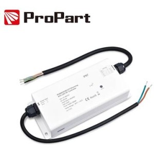 Ricevitore Controller RGB/RGBW IP67 - 4 Canali, 5A/Canale, 12-36V DC RF