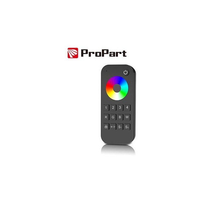 Telecomando RF RGB/RGBW - 4 Zone, 2 Scene, con Touch Wheel