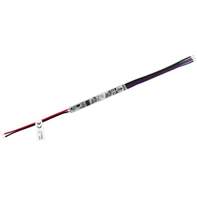 Pulsante Touch Controller per Strisce LED RGB – 5–24V DC, 1 Canale, 2KHz PWM