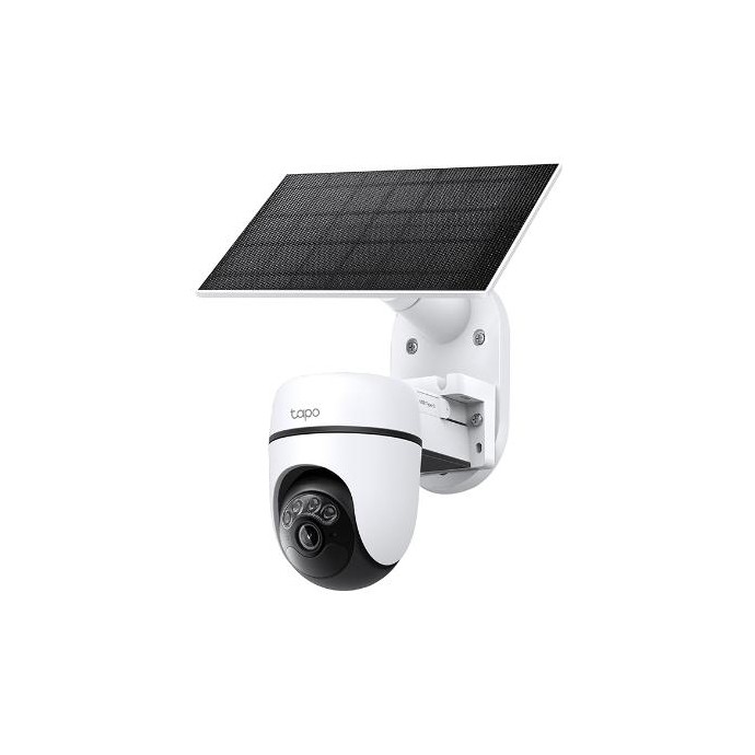 Tapo TC90 Kit Telecamera di Sicurezza Smart 360° P&T + Pannello solare