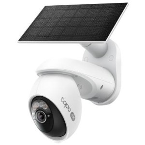 Tapo Kit Telecamera di sicurezza Smart a batteria Wi-Fi 4K + Pannello solare