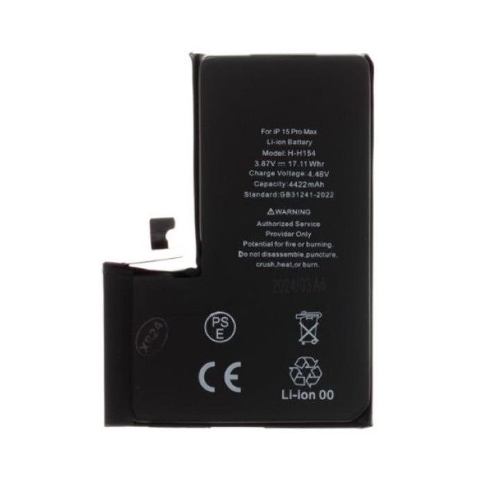 Batteria per iPhone 15 Pro Max 4422mAh Li-Ion (Bulk)