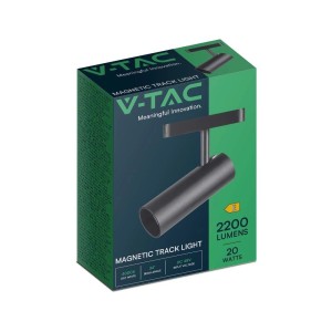 Faretto LED da binario magnetico 20W nero V-TAC VT-4221 - foto 3