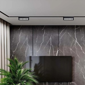 Faretto LED lineare binario magnetico 5W nero V-TAC VT-4205 - foto 2