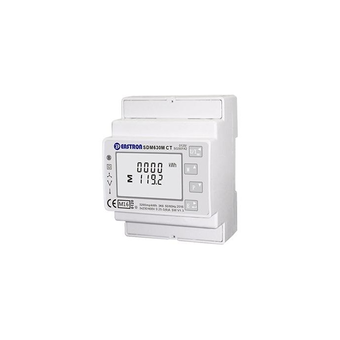 METER Contatore di energia trifase SDM630 V2 100A 230V Certificato MID METER Contatore di energia trifase SDM630 V2 100A 230V Certificato MID