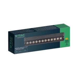 Faretto LED da binario magnetico 12W nero V-TAC VT-42012 - foto 4
