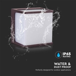 Applique LED da esterno 8W IP65 Marrone V-TAC VT-708 - foto 6