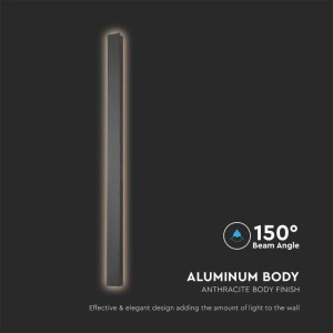 Applique LED da esterno 10W 510mm IP65 grigio V-TAC VT-1173 - foto 4