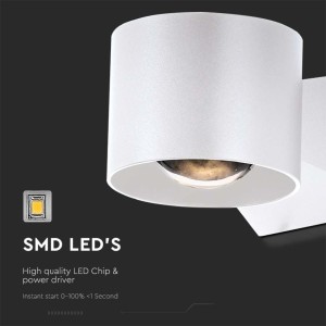 Applique LED da esterno 5W IP65 bianca V-TAC VT-1179 - foto 5