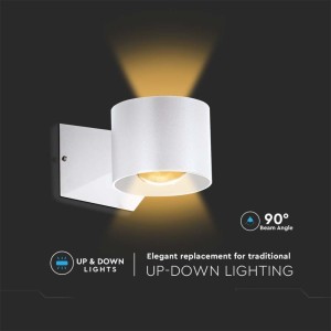 Applique LED da esterno 5W IP65 bianca V-TAC VT-1179 - foto 6