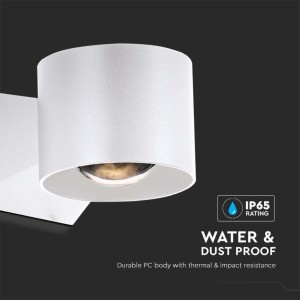 Applique LED da esterno 5W IP65 bianca V-TAC VT-1179 - foto 7