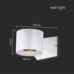 Applique LED da esterno 5W IP65 bianca V-TAC VT-1179 - foto 9