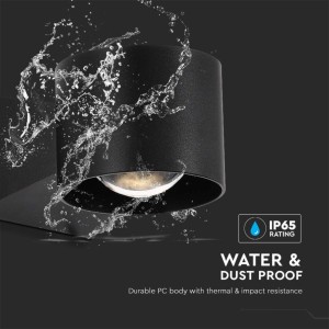 Applique LED da esterno 5W IP65 nera V-TAC VT-1179 - foto 8