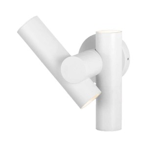 Applique LED da esterno 6W 2 faretti orientabili IP44 bianca V-TAC VT-1186
