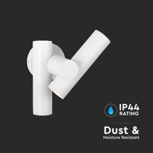 Applique LED da esterno 6W 2 faretti orientabili IP44 bianca V-TAC VT-1186 - foto 9