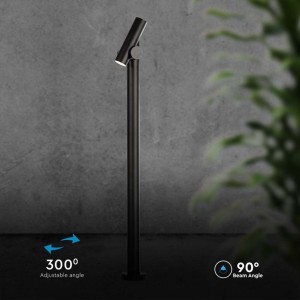 Paletto LED da giardino 2x2W Nero IP44 V-TAC VT-1187 - foto 7