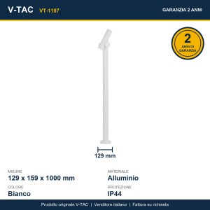Paletto LED da giardino 4W IP44 V-TAC VT-1187 - foto 11