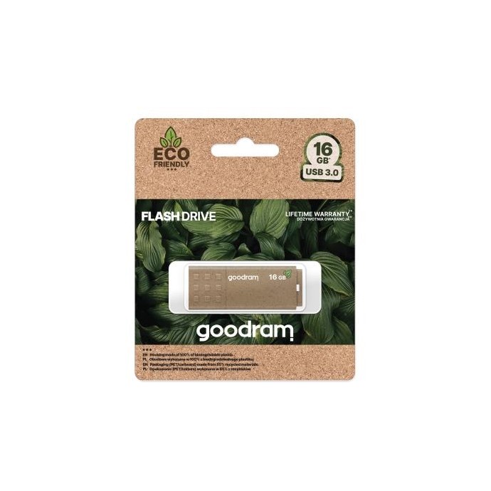 Pendrive GoodRAM 16GB UME3 GREEN USB 3.0 - retail blister Pendrive GoodRAM 16GB UME3 GREEN USB 3.0 - retail blister