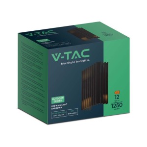 Applique LED da esterno 12W IP65 nera V-TAC VT-1189 - foto 3