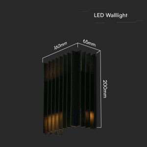 Applique LED da esterno 12W IP65 nera V-TAC VT-1189 - foto 7