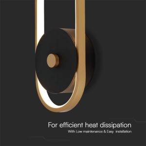 Applique LED da esterno 15W ovale IP54 luce diffusa V-TAC VT-1191 - foto 4