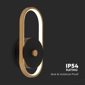 Applique LED da esterno 15W ovale IP54 luce diffusa V-TAC VT-1191 - foto 6