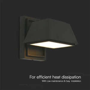 Applique LED da esterno 15W IP65 nero V-TAC VT-1192 - foto 5