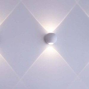 Applique LED da esterno sferica 2W IP54 doppio fascio V-TAC VT-2502 - foto 2