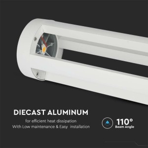 Paletto LED da giardino 10W IP65 bianco V-TAC VT-820-W - foto 3