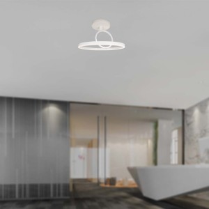 Lampadario LED 37W 2 cerchi bianco V-TAC VT-7907 - foto 2