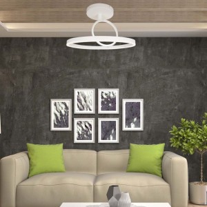 Lampadario LED 37W 2 cerchi bianco V-TAC VT-7907 - foto 3