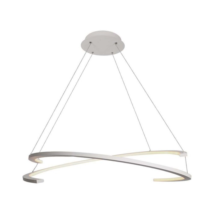 Lampadario LED a sospensione 2 mezzalune 48W bianco V-TAC VT-7908