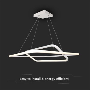 Lampadario LED a sospensione 48W bianco V-TAC VT-7909 - foto 4
